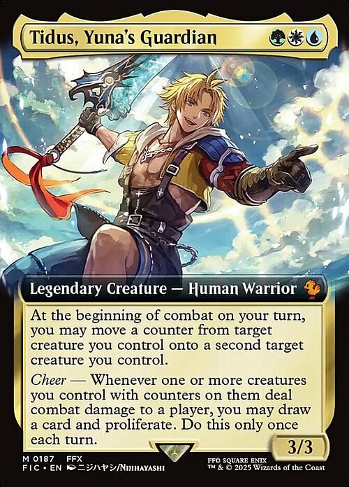 Tidus, Yuna's Guardian Card Front