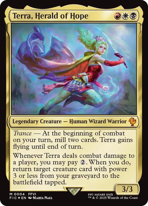 Terra, Herald of Hope Card Front