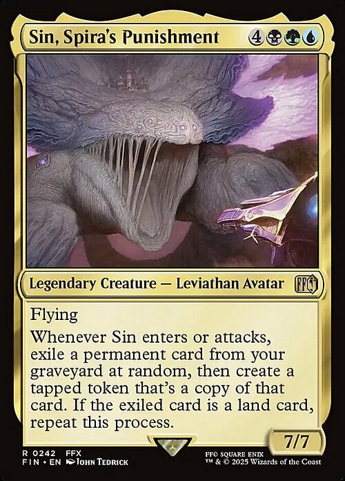 Sin, Spira's Punishment Card Front