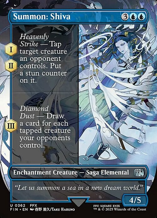 Summon: Shiva Card Front