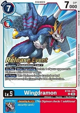 Wingdramon Card Front