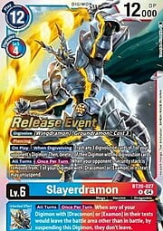 Slayerdramon · Pre-Release Stamped BT20-027