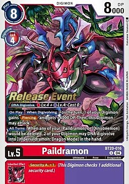 Paildramon Card Front