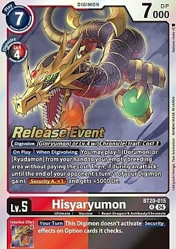 Hisyaryumon Card Front