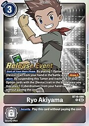 Ryo Akiyama · Pre-Release Stamped BT19-086