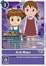 Ai & Mako · Pre-Release Stamped BT19-088