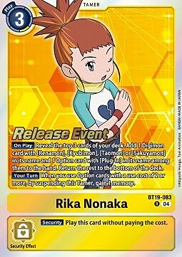 Rika Nonaka Card Front