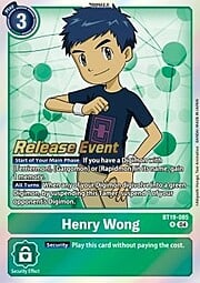 Henry Wong · Pre-Release Stamped BT19-085