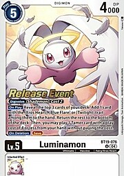 Luminamon · Pre-Release Stamped BT19-076