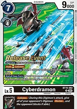 Cyberdramon Card Front