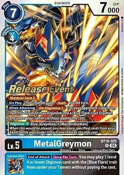 MetalGreymon Card Front