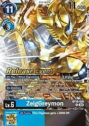 ZeigGreymon · Pre-Release Stamped BT19-026