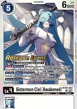 Sistermon Ciel (Awakened) Card Front