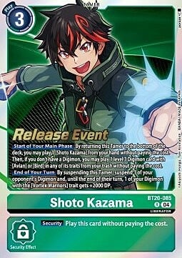 Shoto Kazama Card Front