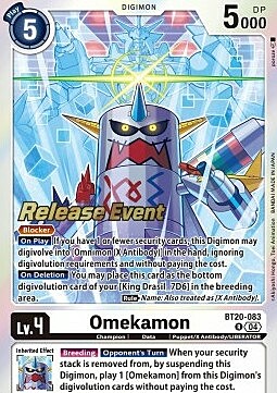Omekamon Card Front