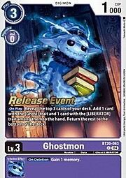Ghostmon · Pre-Release Stamped BT20-063