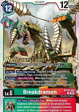 Breakdramon Card Front