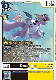 Dorumon · Pre-Release Stamped BT20-048