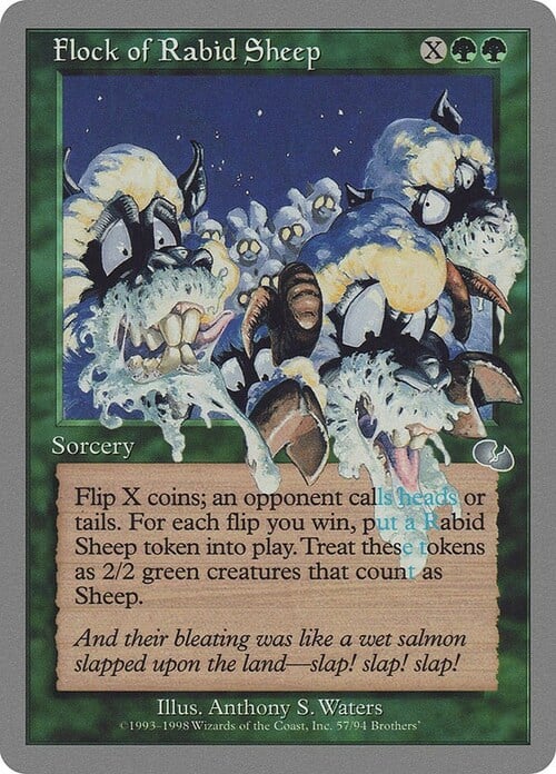 Flock of Rabid Sheep Card Front