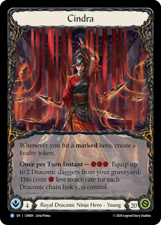 Cindra The Hunted Blitz Deck - Cindra | Flesh and Blood | CardTrader