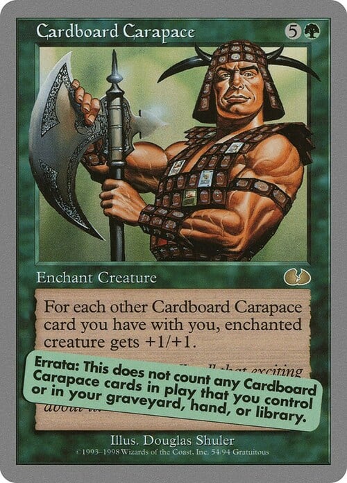 Cardboard Carapace Card Front