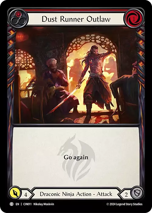 Dust Runner Outlaw (Red) Card Front
