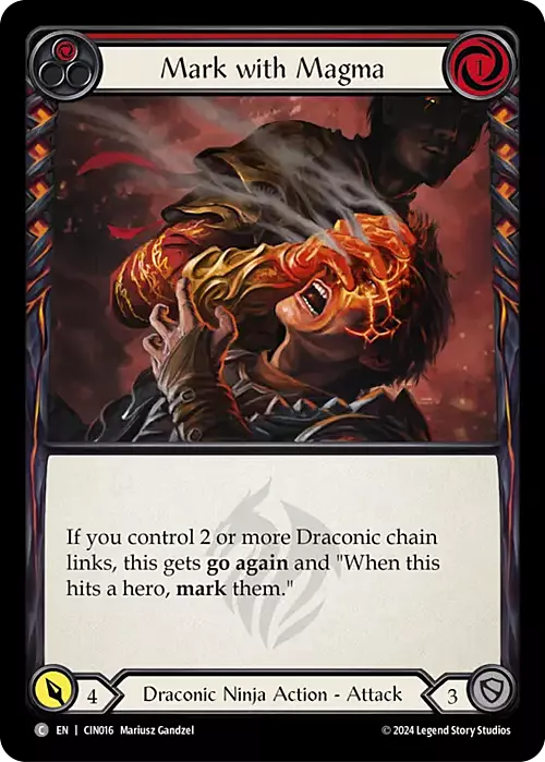 Mark with Magma Card Front