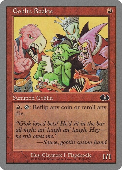 Goblin Bookie Card Front