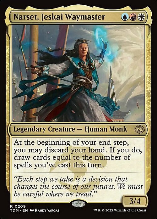 Narset, Jeskai Waymaster Card Front