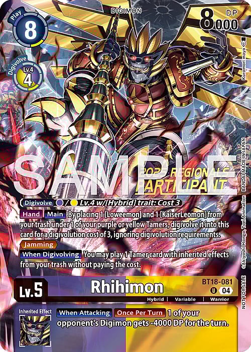 Rhihimon Card Front