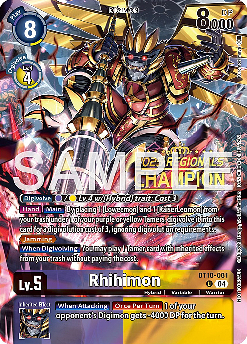 Rhihimon Card Front