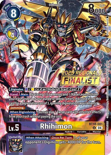 Rhihimon Card Front