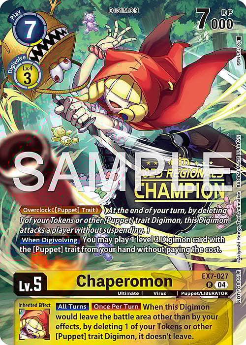 Chaperomon Card Front