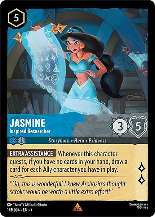 Jasmine - Inspired Researcher Card Front