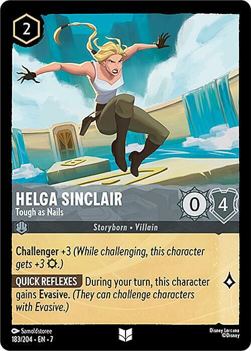 Helga Sinclair - Tough as Nails Card Front