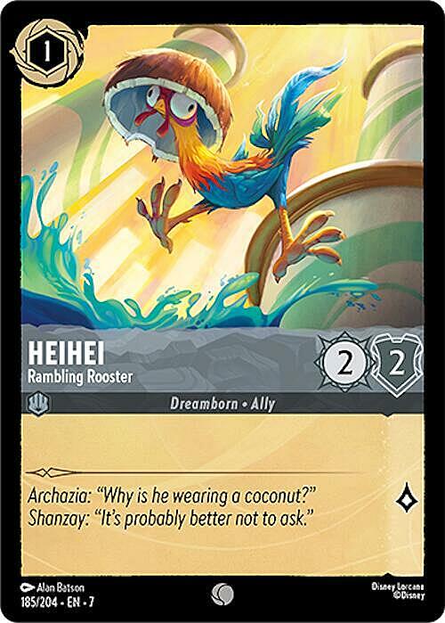 Heihei - Rambling Rooster Card Front