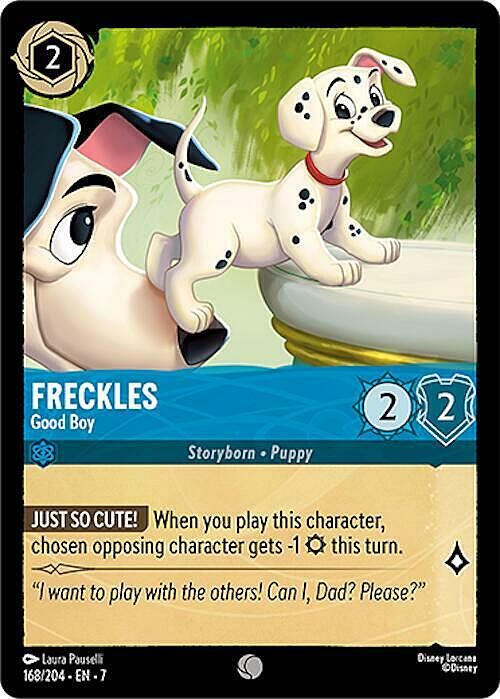 Freckles - Good Boy Card Front