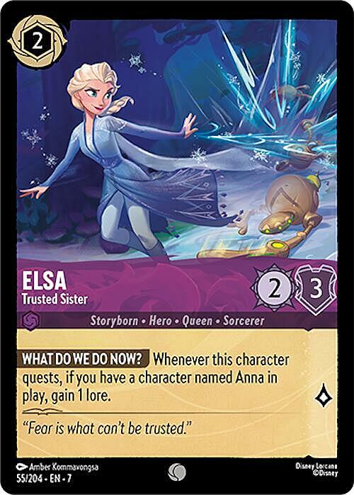Elsa - Trusted Sister Card Front