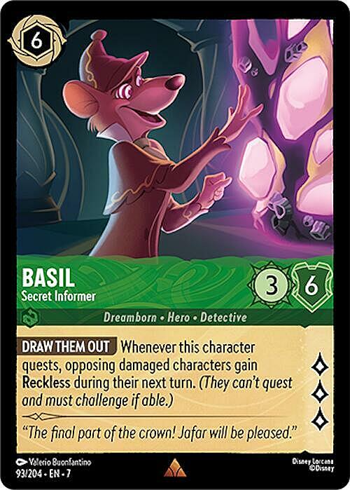 Basil - Secret Informer Card Front