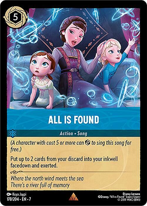 All Is Found Card Front