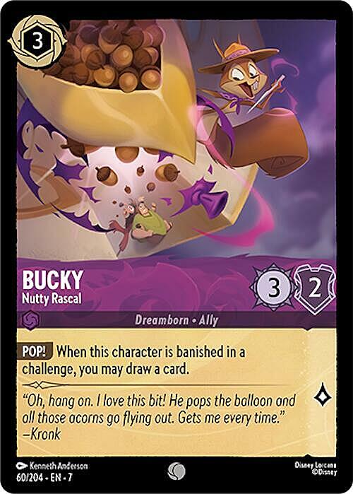 Bucky - Nutty Rascal Card Front