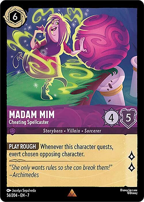 Madam Mim - Cheating Spellcaster Card Front