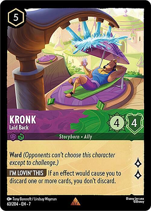 Kronk - Laid Back Card Front