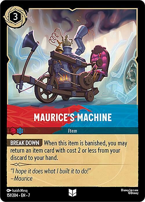 Maurice's Machine Card Front