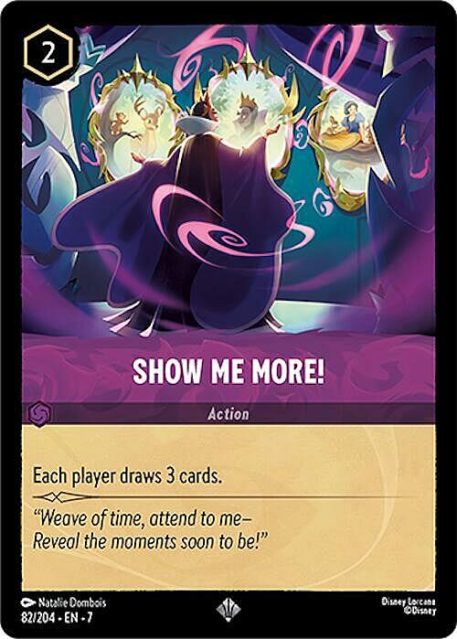 Show Me More! Card Front