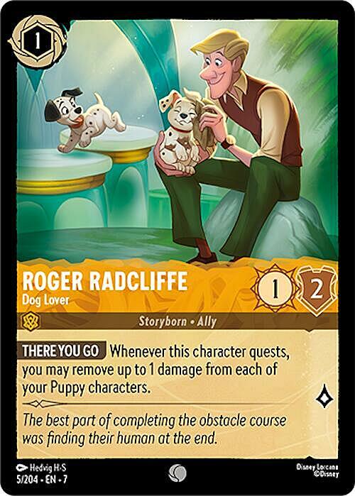 Roger Radcliffe - Dog Lover Card Front