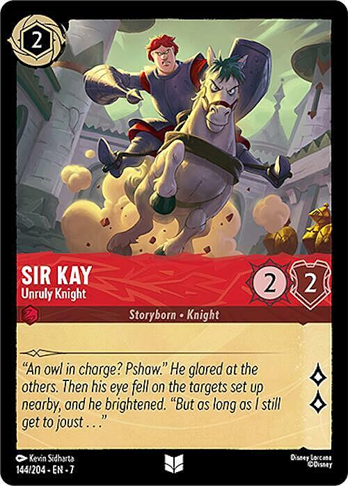 Sir Kay - Unruly Knight Card Front