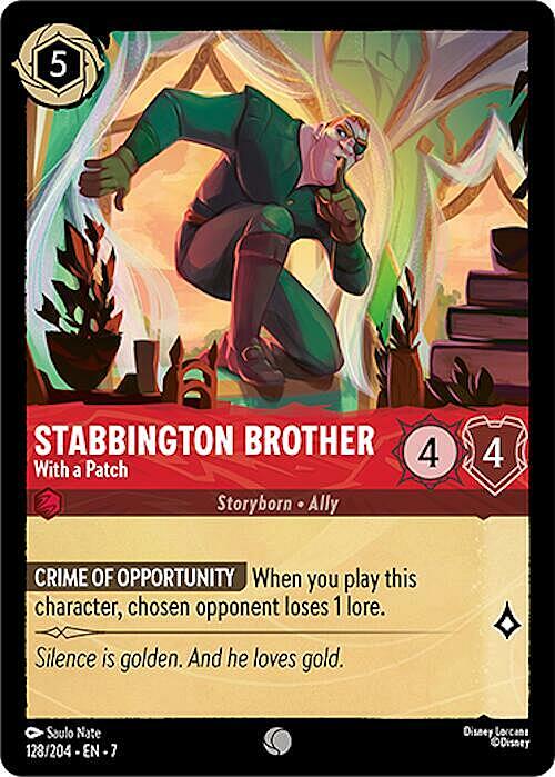 Stabbington Brother - With a Patch Card Front