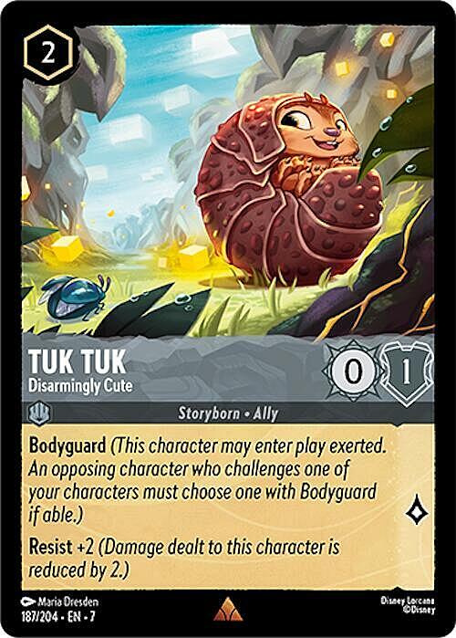 Tuk Tuk - Disarmingly Cute Card Front