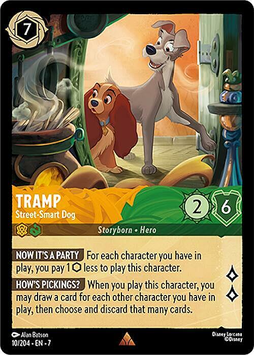 Tramp - Street-Smart Dog Card Front